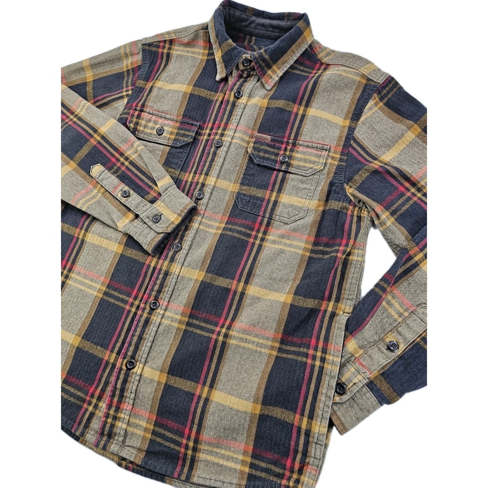Orvis Big Bear Flannel Shacket Mens M‎ Plaid Heavyweight Shirt Jacket Pockets